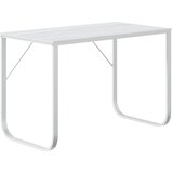  Stol za računalo bijeli 110 x 60 x 73 cm od iverice | shoptok.hr