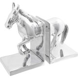 vidaXL držač za knjige Set od 2 Srebrna Aluminij 11 x 14 x 25 cm | shoptok.hr