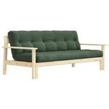 kauč na rasklapanje Unwind Olive Green