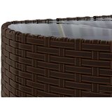  5-dijelni set vrtnih sofa s jastucima poliratan smeđi | shoptok.hr