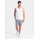 Ombre Men's BASIC cotton tank top - white | ePonuda.com