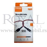  usb kabal linkage charging & data LKCB-23 micro 3.1A 1m crveni | ePonuda.com