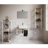 MID.YOU kopalnica bitila 60, bela, barva hrasta, 5-Delno | Shoptok.si