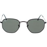 Ray-ban Hexagonal Flat Lenses RB3548N 002/58 Polarized M (51) Črna/Zelena Cene