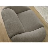 Bobochic Paris Siv/rjav fotelj iz tkanine bouclé Tina – | Shoptok.si