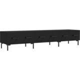 TV ormarić crni 150 x 36 x 30 cm od konstruiranog drva | Eponuda.ba