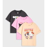 Sinsay Pamučne majice s printom 3 pack Hello Kitty and Friends Cijene