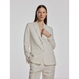 Reserved Prugasti sako - krem | shoptok.hr