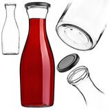 KADAX steklenička za vodo 1L 1000 ml kozarec za limonado in vino s pokrovom, (5000351601) Cene
