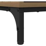 vidaXL Strani šal artisan hrast 89.5 x 33 x 82 cm Konstruiran les | Shoptok.si