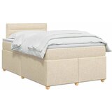  Boxspring krevet s madracem Krem 120 x 200 cm Tkanina - Krem 120 x 200 cm Dizajn linija | shoptok.hr