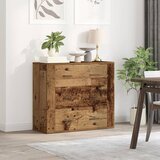  Komoda boja starog drva 80 x 33 x 70 cm od konstruiranog drva | Eponuda.com