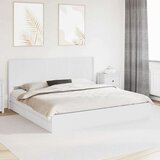  Okvir za krevet s pohranom i uzglavljem Bijela - Bijela 180 x 200 cm | shoptok.hr