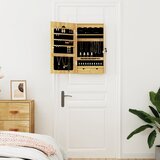  Zidni ormarić za nakit s ogledalom 37,5 x 10 x 67 cm | shoptok.hr