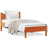 Furnova Posteljni okvir brez vzmetnice voščeno rjav 100x200 cm borovina, (21939953) | Shoptok.si