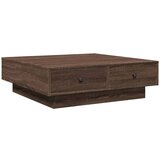 Maison Chic Klubska mizica - kavna mizica - Nizka mizica rjavi hrast 90x90x28 cm inženirski les, (21753806) | Shoptok.si