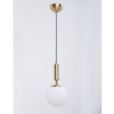 Squid Lighting Bijela/u zlatnoj boji viseća svjetiljka sa staklenim sjenilom ø 15 cm Monera – Cijene