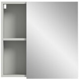 XXXL Omara Z Ogledalom Copa, Sive Barve | Shoptok.si