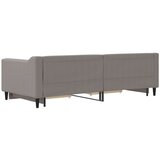  Dnevni krevet na razvlačenje smeđesivi 90 x 200 cm od tkanine | shoptok.hr
