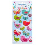 Luna The Littlies: Madaras 3D puhasti nalepke set 10x22cm velikost | Shoptok.si