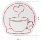 WALLXPERT dekorativna plastična led rasveta coffee cup pink | ePonuda.com