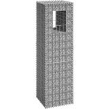 vidaXL gabionska stupna košara 40 x 40 x 140 cm željezna | shoptok.hr