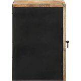  Kupaonski viseći ormarić crni 38x33,5x48 cm Puno drvo Mango | shoptok.hr