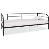  Okvir za dnevni ležaj crni metalni 90 x 200 cm Crna Cijene