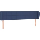  Uzglavlje s ušima plavo 183x23x78/88 cm od tkanine | Eponuda.com