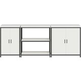  Kuhinjski set za pohranu 3 pcs Bijelo 240 x 50 x 92 cm | shoptok.hr