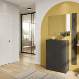 Germania Antracitno sivi set za hodnik u dekoru hrasta 104x200x33 cm Alviano – | shoptok.hr
