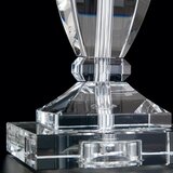 Orion LA 4-1207 - Kristalna stona lampa POKAL 1xE27/60W/230V bela/prozirna | Eponuda.com
