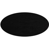 vidaXL Mizna plošča temno rjava 120x60x4 cm trdna hrastovina ovalna | Shoptok.si