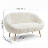 Atelier Del Sofa sofa dvosed lida white | Eponuda.com