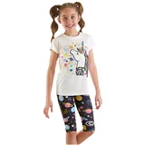 Mushi Unicorn in Space Girl's T-shirt Tights Set