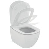 Ideal Standard T354601 Tesi AQUABLADE viseča brezrobna WC školjka z WC desko s počasnim zapiranjem | Shoptok.si