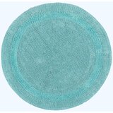 HOMESCAPES kopalniška preproga rond iz bombaža, 80 cm – akva modra, (5000165942) | Shoptok.si