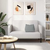  Jastuk za leđa Svijetlo siva 45 x 20 x 35 cm tkanina | shoptok.hr