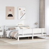  Okvir kreveta s uzglavljem bez madraca bijeli 180x200 cm | shoptok.hr