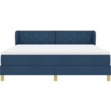  Boxspring postelja z vzmetnico - Modra, 180x200 cm, Tkanina, (22052307) | Shoptok.si