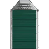  Povišeni vrtni krevet Zelena 400 x 40 x 55 cm Pocinčani čelik | shoptok.hr