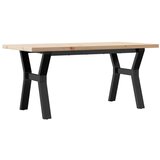  Stolić za kavu Y-oblika 100x50x45,5 cm od borovine i čelik | Eponuda.ba