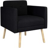  Ukrasna fotelja Crna Tkanina | shoptok.hr