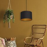  Luster na sajli ARDEN 1xE27/60W/230V Ø 25 cm crna/zlatna | Eponuda.com
