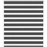 vidaXL Zavjesa zebra crna 125x100 cm širina tkanine 120,9 cm poliester | shoptok.hr