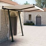  Avtomatsko zložljiva tenda s stebrički 3x2,5 m krem, (20728780) Cene