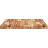 Stolna ploča 80 x 60 x 4 cm pravokutna od masivnog drva bagrema | shoptok.hr