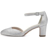 Tamaris Čevlji s peto srebrna | Shoptok.si