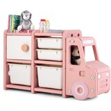 Costway Knjižna omara za igrače in knjige Za otroke 110 x 30 x 66 cm, (5000023926) | Shoptok.si