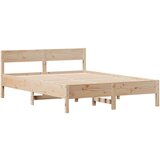 vidaXL Okvir kreveta bez madraca 120 x 200 cm od masivne borovine | shoptok.hr